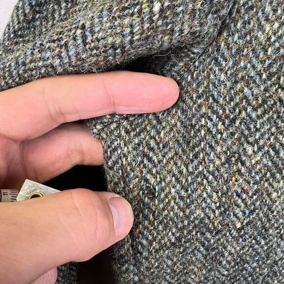 Harris Tweed Orvis Tailored Jacket Wood Button Size M ( 38 ) - Picture 6 of 8